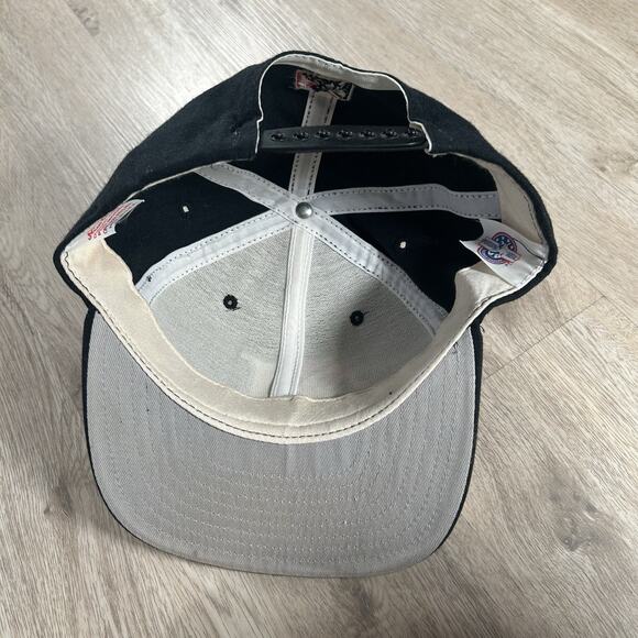 Vintage New Era Hickory Crawdads Hat Snapback MLB Baseball MiLB Blue Wool USA - Picture 3 of 9